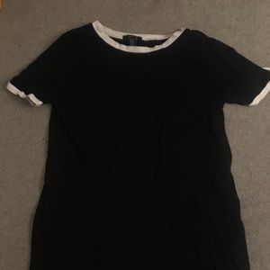 FOREVER 21 Black Tee Shirt Dress